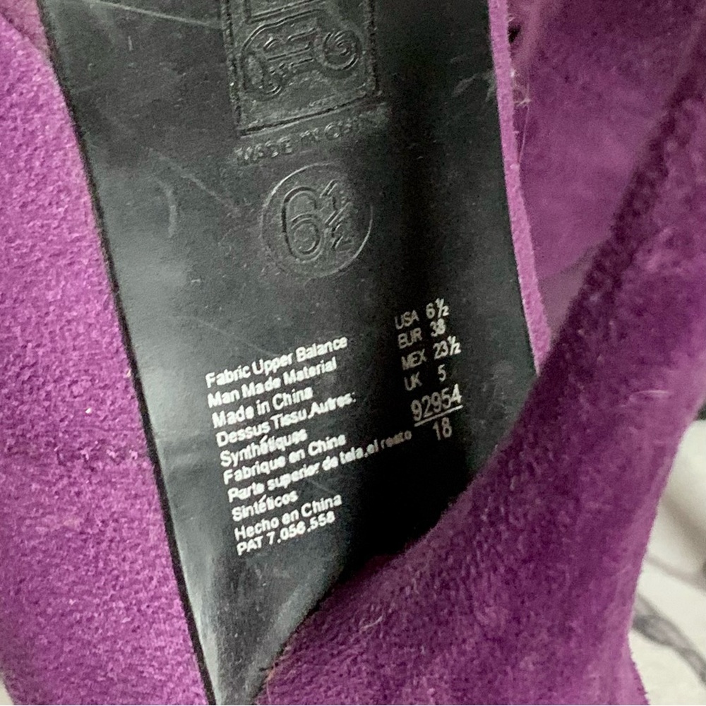 Purple Platform Pumps - Picture 8 of 12